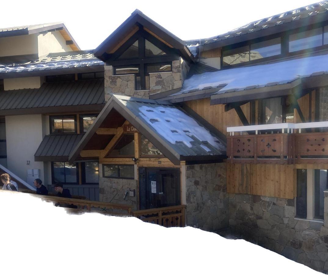 Sunny Studio 25 M2 Mountain View Balcony In Alpe D Huez District Eclose Alpe d'Huez Buitenkant foto