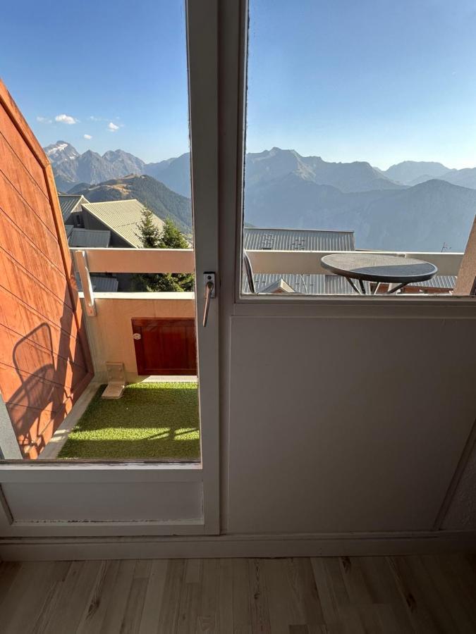 Sunny Studio 25 M2 Mountain View Balcony In Alpe D Huez District Eclose Alpe d'Huez Buitenkant foto